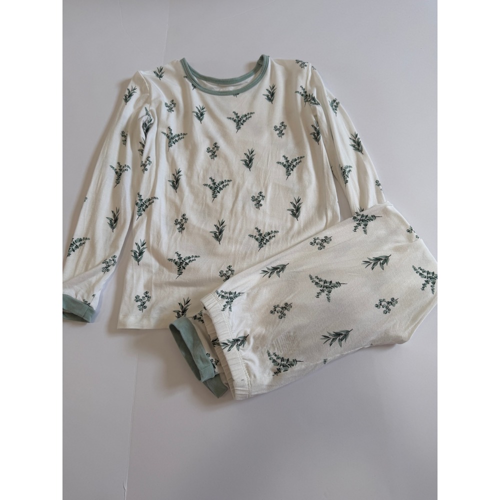 Kyte Baby Girls Eucalyptus Bamboo Pajama Set Long Sleeve 6T